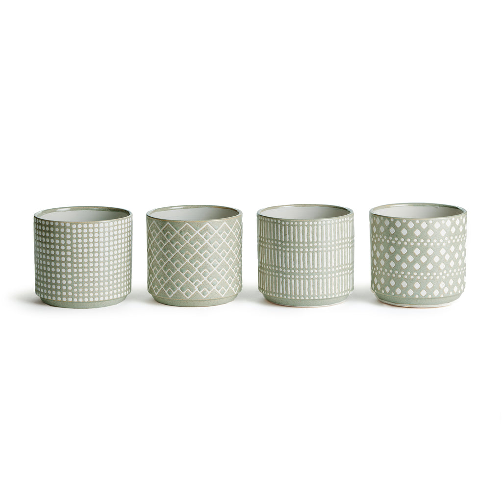 CHASE POTS, SET OF 4 Napa Home & Garden