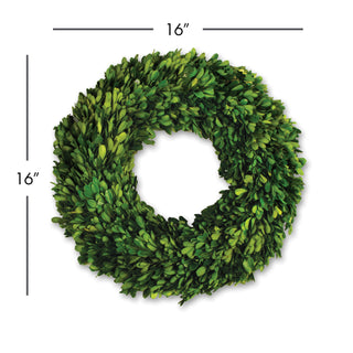 BOXWOOD WREATH 16"