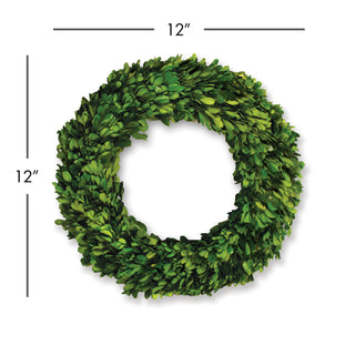 BOXWOOD WREATH 12"