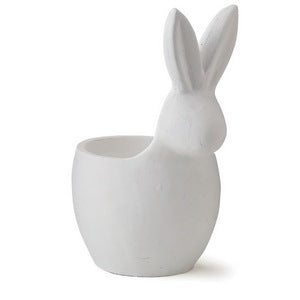WHITE RABBIT CACHEPOT 11"
