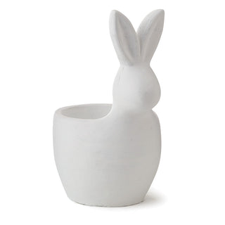 WHITE RABBIT CACHEPOT 9"