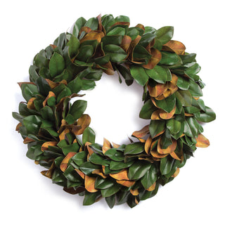 GRAND MAGNOLIA LEAF WREATH 30"