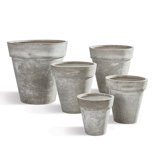 FIBRECLAY BROMLEY POTS, SET OF 5