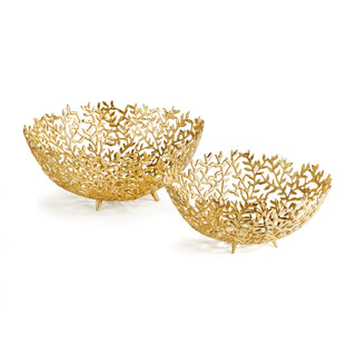 CELINE DECORATIVE BOWLS, SET OF 2