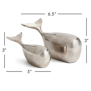 MOBY SCULPTURES, SET OF 2