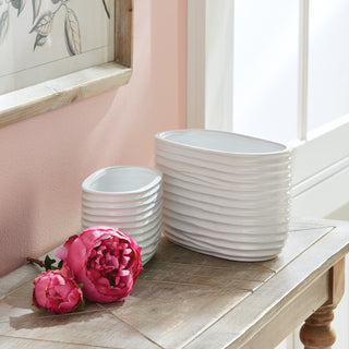 EDINA OVAL CACHEPOTS, SET OF 2