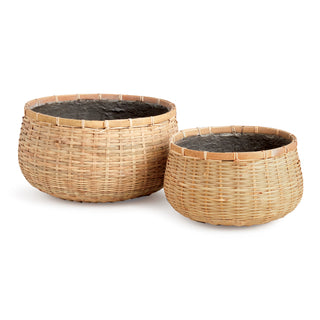 WOVENSHIRE LOW BOWLS, SET OF 2