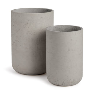 CONCRETELITE TERRANEA TALL POTS, SET OF 2