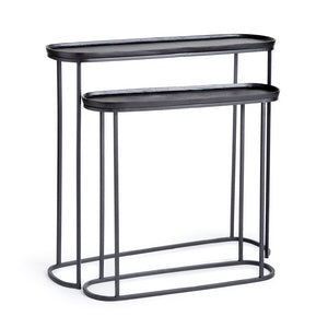 ZIVA CONSOLE TABLES, SET OF 2