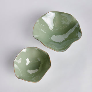 RIVO DECORATIVE BOWLS, SET OF 2