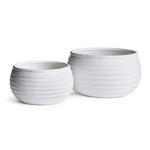 CARLA DECORATIVE BOWLS, SET OF 2