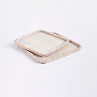 LANGLEY SQUARE TRAYS, SET OF 2