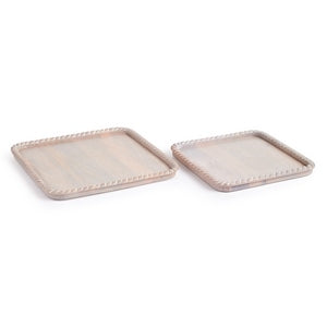 LANGLEY SQUARE TRAYS, SET OF 2