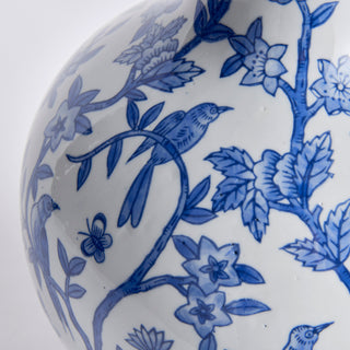 BARCLAY BUTERA DYNASTY BLUE BIRD VASE