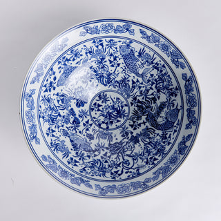 BARCLAY BUTERA DYNASTY KOI DECORATIVE BOWL