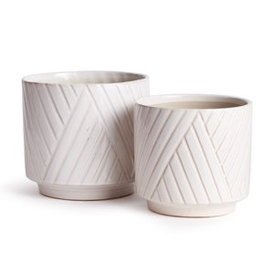ARCHER POTS, SET OF 2