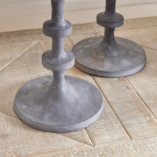 ABACUS PETITE CANDLE STANDS, SET OF 2