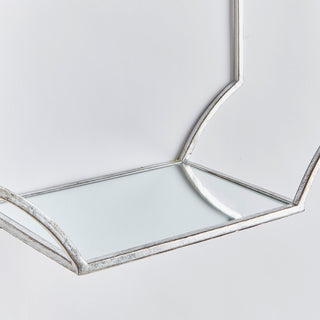 HUDSON MIRRORED WALL SHELVES, SET OF 3