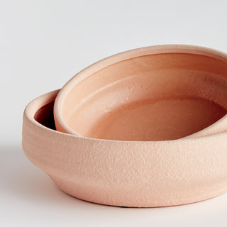 LUELLA DECORATIVE LOW BOWLS, SET OF 2