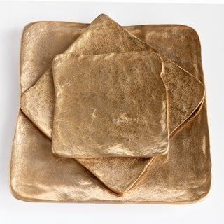 IMANI DECORATIVE SQUARE TRAYS, SET OF 3