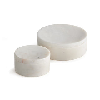 AMANI ROUND LIDDED BOXES, SET OF 2
