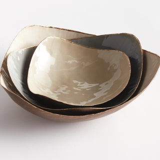 CAMRYN DECORATIVE BOWLS, SET OF 3