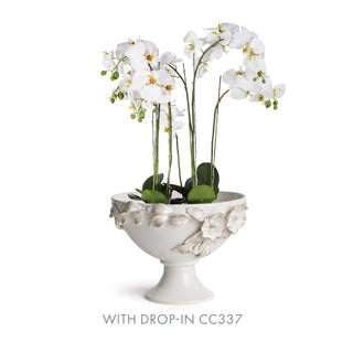 FIORI DECORATIVE FOOTED BOWL