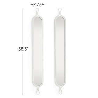TALL NARROW MIRRORS, SET OF 2