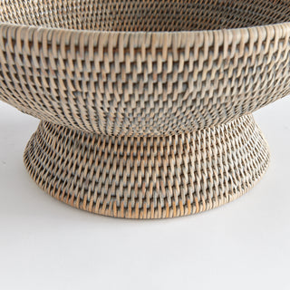 BURMA RATTAN OFFERING BOWL