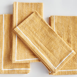 SAFFRON NAPKINS, SET OF 4