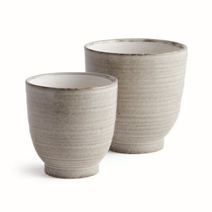 AUBREY POTS, SET OF 2