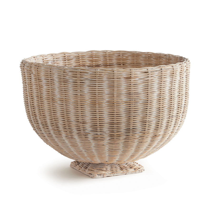 CHARLESTON RATTAN FOOTED BOWL – Napa Home & Garden