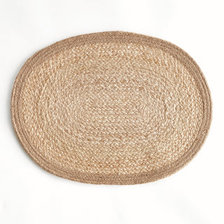 JUTE COIL OVAL PLACEMATS, SET OF 8