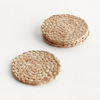 JUTE COASTERS, SET OF 4