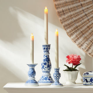 DYNASTY TAPER HOLDERS, SET OF 5