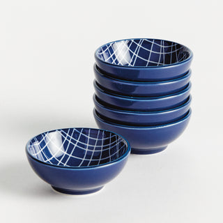 STRIA WEAVES DIP BOWLS, SET OF 6