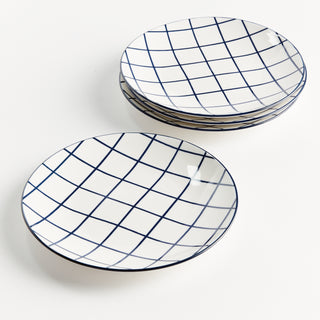 STRIA 8.5" PLATES, SET OF 4