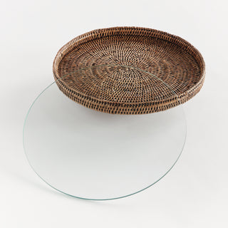 BURMA RATTAN SERVING STAND