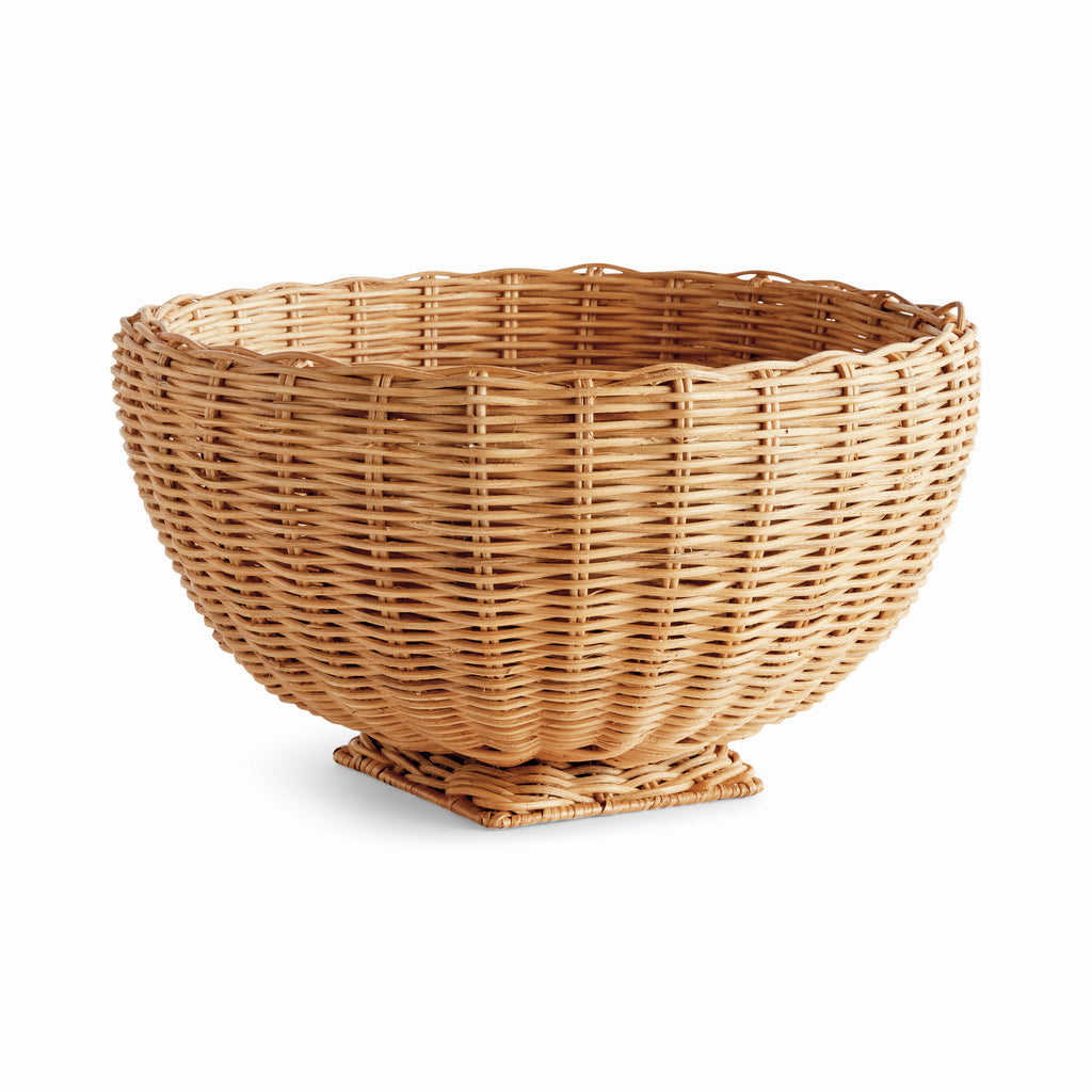 CHARLESTON RATTAN FOOTED BOWL SMALL – Napa Home & Garden
