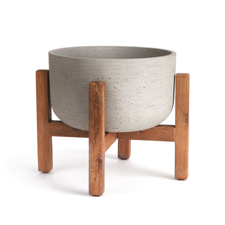 TERRANEA LOW POT ON STAND