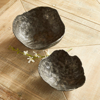 ROLAND ORGANIC DECORATIVE BOWLS, SET OF 2