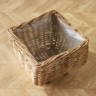 SYLVIE SQUARE TAPER BASKET SMALL