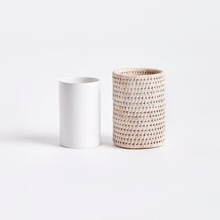 BURMA RATTAN TOOTHBRUSH HOLDER