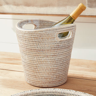 BURMA RATTAN BEVERAGE TUB SMALL