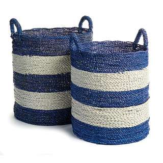 BARCLAY BUTERA TOTES ADORE UTIL. BASKETS, SET OF 2