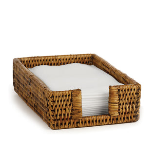 BURMA RATTAN RECTANGULAR GUEST NAPKIN HOLDER