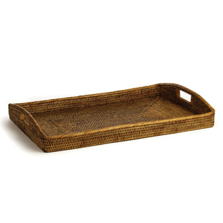BURMA RATTAN MORNING TRAY 27.5"