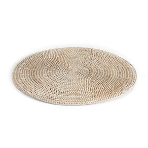 BURMA RATTAN ROUND PLACEMAT