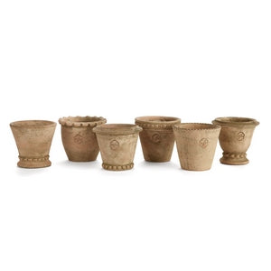 WAKEFIELD HANDMADE MINI POTS, SET OF 6