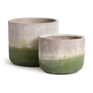 ASHLAND CYLINDER POTS, SET OF 2